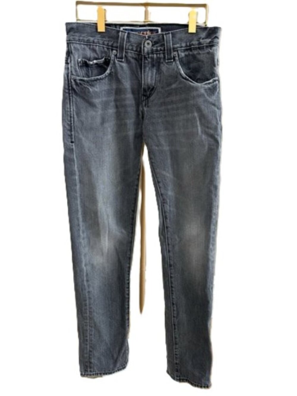 Levi's 511 Red Tab Skinny Jeans Washed Grey Distressed 28x30